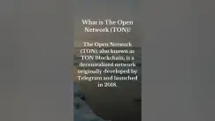 'Video thumbnail for What is The Open Network (TON)?'