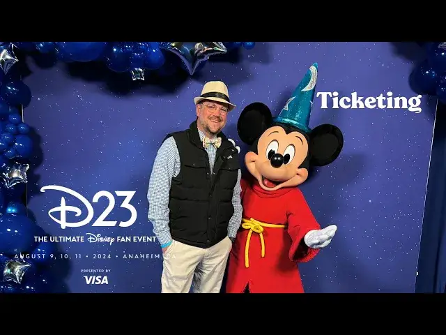 'Video thumbnail for Ticketing Details | 2024 D23: The Ultiamte Disney Fan Event'