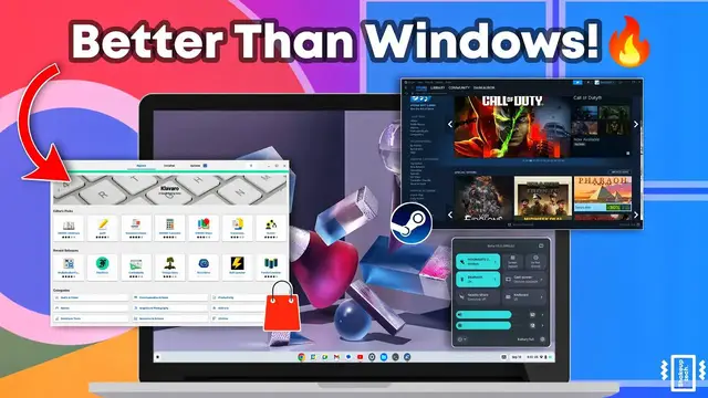 'Video thumbnail for Chrome OS Flex vs Windows 11 - BEST OS For Low-End PC & Laptop?'