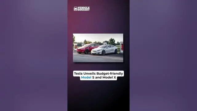 'Video thumbnail for Tesla Launches Affordable Model S and X'
