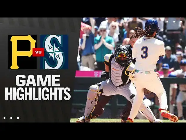 'Video thumbnail for Pittsburgh Pirates at Seattle Mariners Full-Game Highlights! | 07/06/2025'
