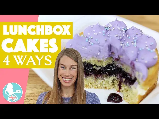 'Video thumbnail for Lunchbox Cakes 4 Ways'