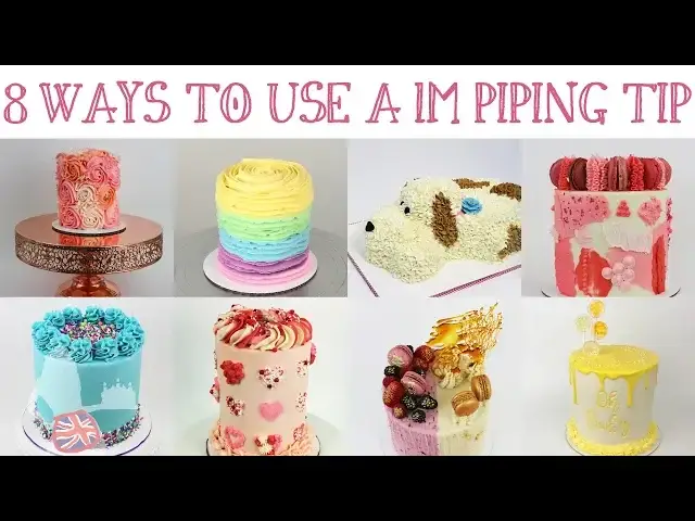 'Video thumbnail for 8 Ways To Use A 1M Piping Tip'