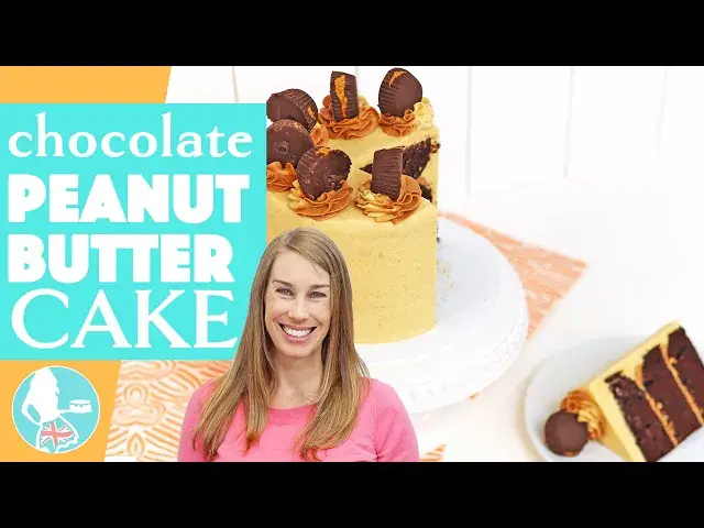 'Video thumbnail for Chocolate Peanut Butter Cake'