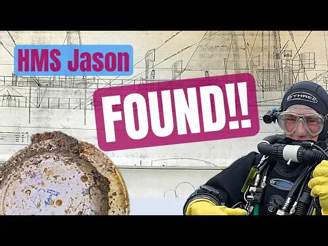 'Video thumbnail for Finding the 93m DEEP Wreck of the Missing HMS Jason'