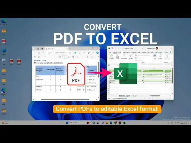 'Video thumbnail for Convert PDF to Excel File Without Losing Format | Editable Excel File'