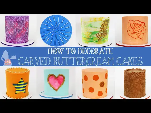 'Video thumbnail for How To Decorate Carved Buttercream Cakes'