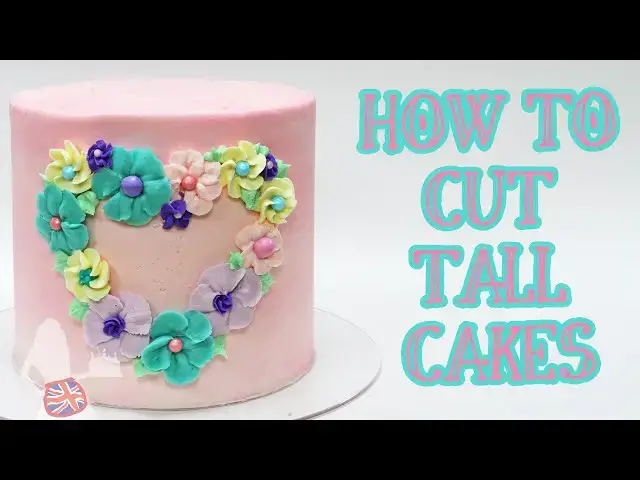 'Video thumbnail for How to Cut TALL Cakes'