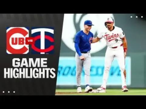 'Video thumbnail for Chicago Cubs at Minnesota Twins Full-Game Highlights! | 07/09/2025'
