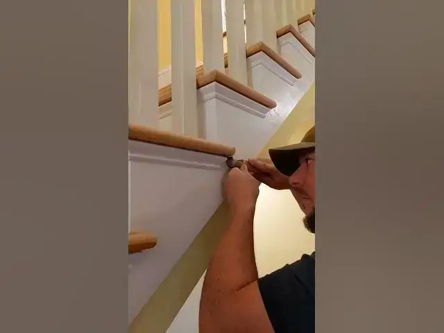 'Video thumbnail for Scraping a Hardwood Stair Tread Nosing'