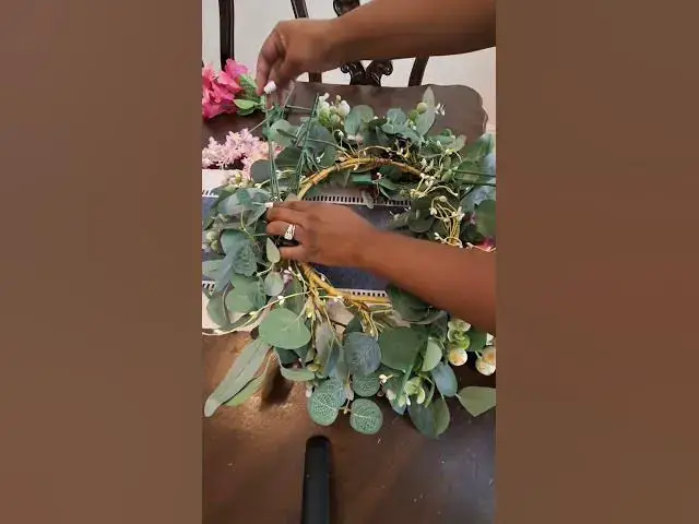 'Video thumbnail for DIY SPRING WREATH - Hydrangea and Lilacs #seasonaldecor'