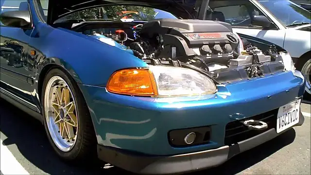'Video thumbnail for 1992-1995 EG Honda Civic coupe with J32 V6 Swap and Skunk 2 Intake Manifold'
