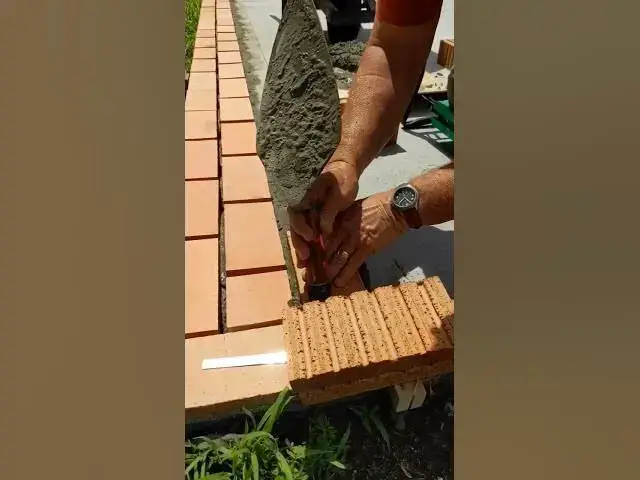 'Video thumbnail for Install Clay Paving Brick on Concrete Slab'