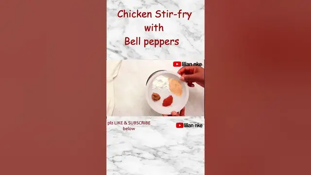 'Video thumbnail for This chicken stir fry bell peppers recipe is delicious and easy to make! #shorts'