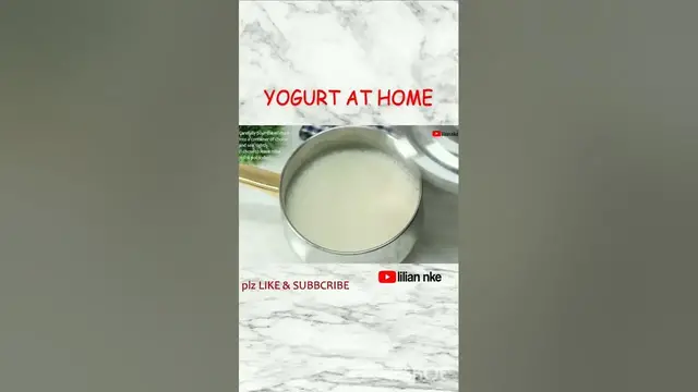 'Video thumbnail for see how easy I make liquid yogurt at home #shorts #homemade'