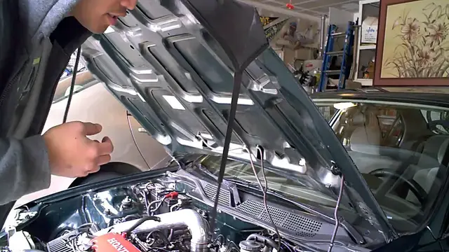 'Video thumbnail for EK Civic Nose Hood bra install.'