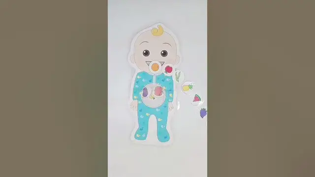 'Video thumbnail for COCOMELON Toddler Activity - FREE PRINTABLE - Feed Baby JJ - Yes Yes Vegetables'
