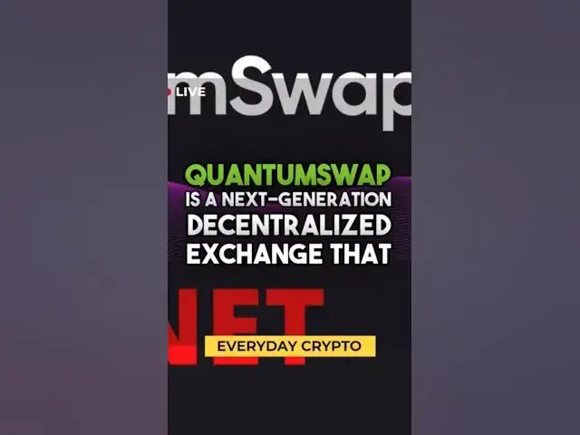 'Video thumbnail for Quantum Swap | Crypto Presale #cryptocurrency #crypto #memecoin #everyday-crypto'