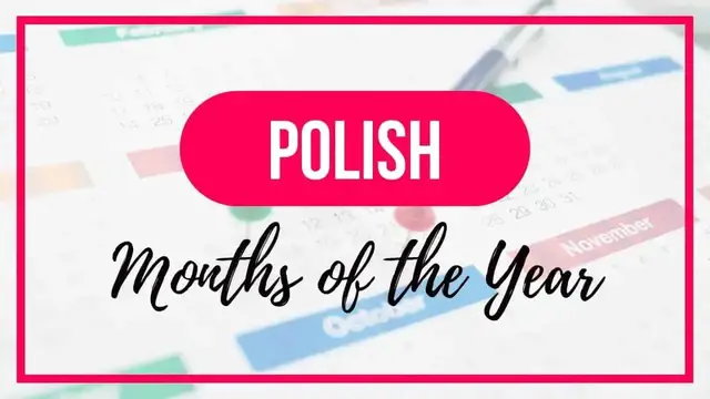 'Video thumbnail for Spell and Pronounce Months of the Year in Polish'