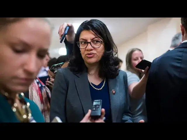 'Video thumbnail for Rashida Tlaib Nearly CRIES On Live Television After Fox Reporter Asks BRUTAL Question'