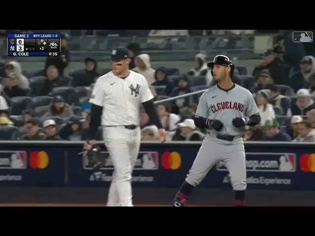 'Video thumbnail for Brayan Rocchio Extends Hitting Streak to 7 Games! | 2024 ALCS Game 2 | 10/15/2024'