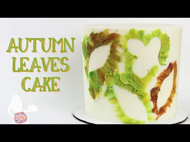 'Video thumbnail for Autumn Leaves Cake'