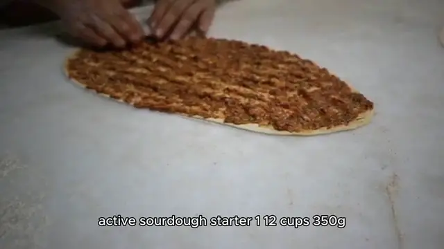 'Video thumbnail for sourdough pizza crust recipe'