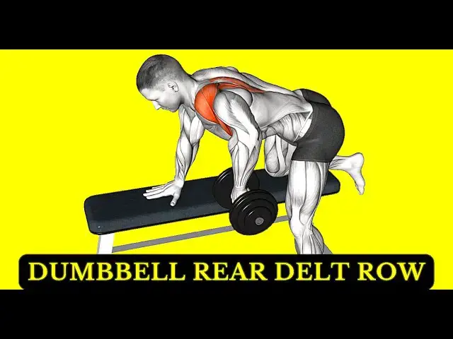 'Video thumbnail for Dumbbell Rear Delt Row: Step-by-Step Tutorial for Beginners'