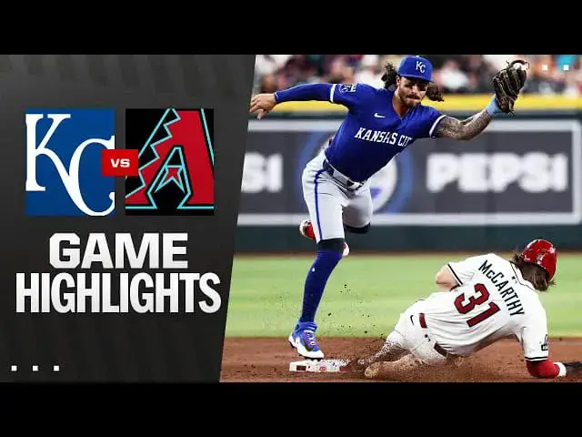 'Video thumbnail for Kansas City Royals at Arizona Diamondbacks Full-Game Highlights! | 07/06/2025'