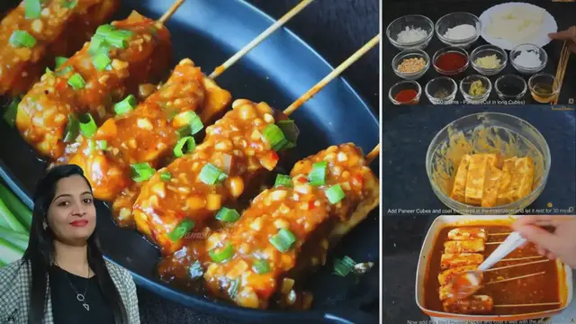 'Video thumbnail for The Ultimate Paneer Satay Recipe for Vegetarian Foodies.'