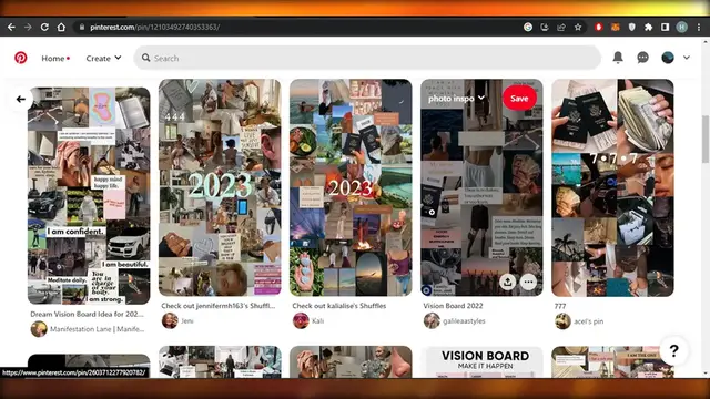 'Video thumbnail for How To Create Pinterest Vision Board'