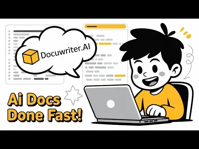 'Video thumbnail for This AI Just SAVED Me 87,500 Hours of Code Documentation | DocuWriter.ai Review FREE vs PAID!'