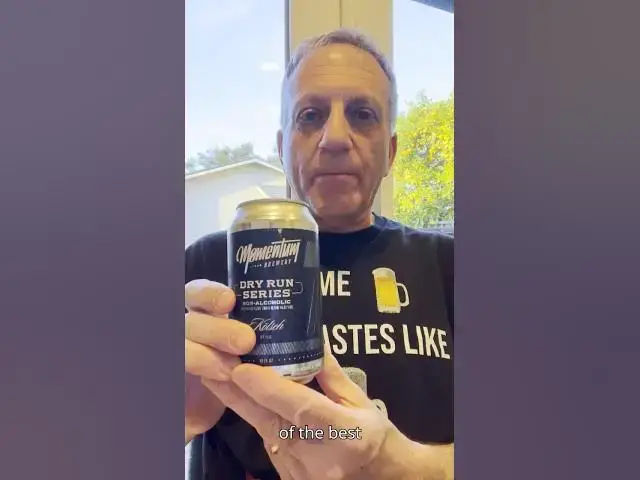 'Video thumbnail for Momentum Brewing Kolsch Non Alcoholic Beer Review #beerreview #nonalcoholicdrinks'