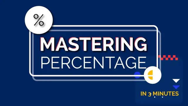 'Video thumbnail for Mastering Percentages: The Complete Guide to Percentage Calculations | Algebra Basics'
