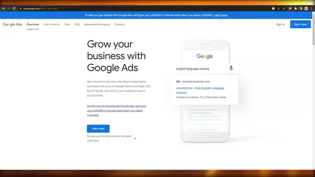 'Video thumbnail for How To Promote YouTube Video On Google Ads'