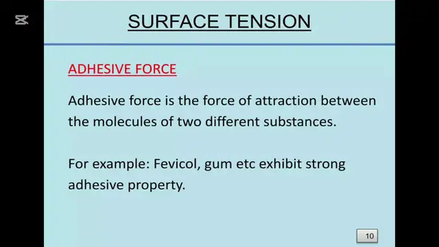 'Video thumbnail for Surface Tension'