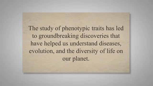 'Video thumbnail for Uncovering Phenotypic Traits'