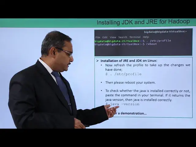 'Video thumbnail for Installing JDK and JRE for Hadoop'