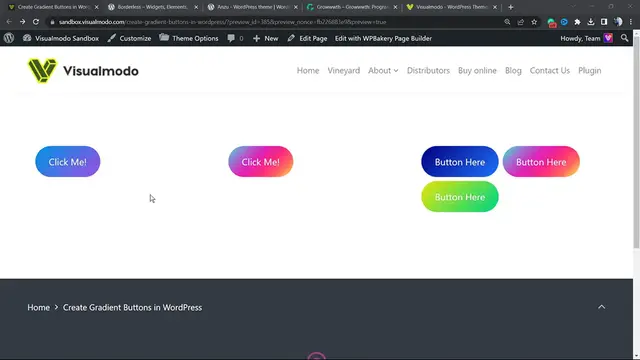 'Video thumbnail for How To Create Gradient Buttons in WordPress Block Editor For Free_ Tutorial'