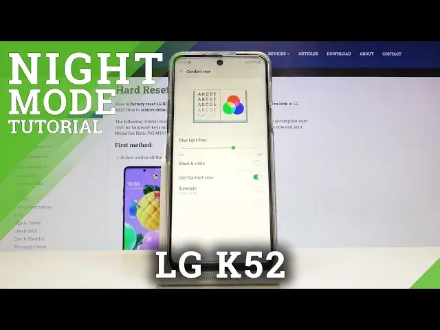 'Video thumbnail for How to Enable Eye Comfort Mode in LG K52 – Turn On Blue Light Filter'