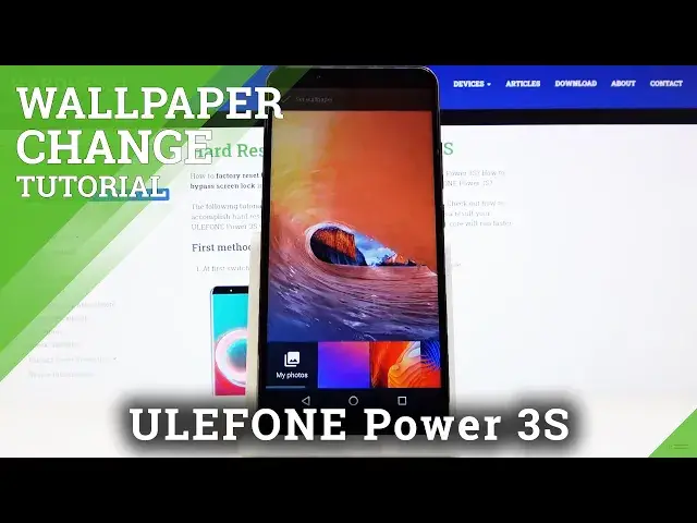 'Video thumbnail for How to Change Wallpaper in ULEFONE Power 3S – Refresh Screen Look'