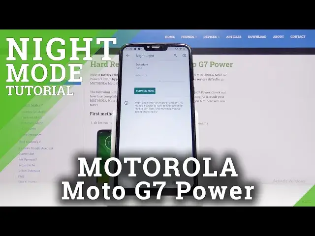 'Video thumbnail for How to Enter Night Mode in MOTOROLA Moto G7 Power – Find Eye Comfort Mode'