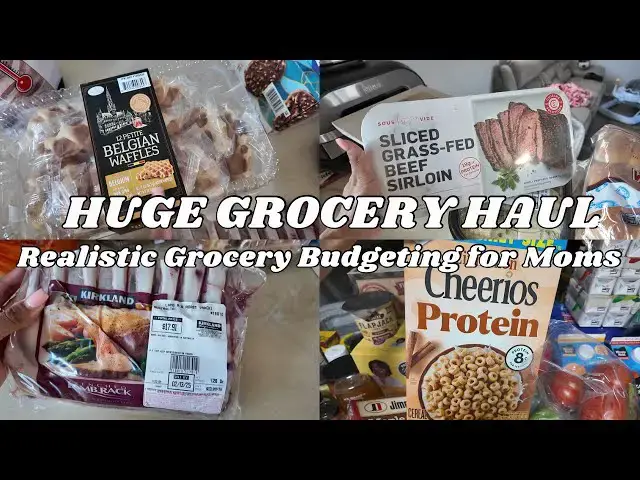 'Video thumbnail for HUGE COSTCO & WALMART GROCERY HAUL: Realistic Grocery Budgeting for Moms'
