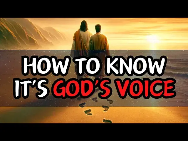 'Video thumbnail for THE DIFFERENCE BETWEEN GOD'S VOICE AND YOUR THOUGHTS'