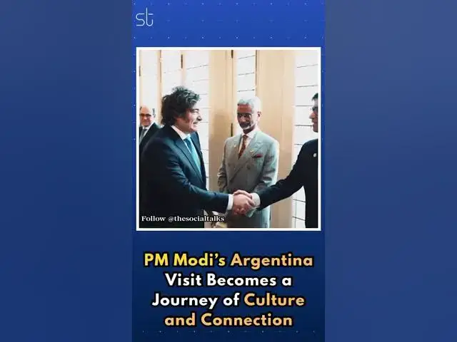 'Video thumbnail for PM Modi’s Argentina Visit Becomes a Journey of Culture and Connection'