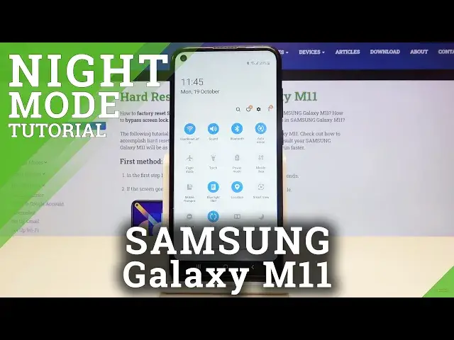 'Video thumbnail for How to Activate Blue Light Filter in Samsung Galaxy M11 – Reduce Eye Strain'