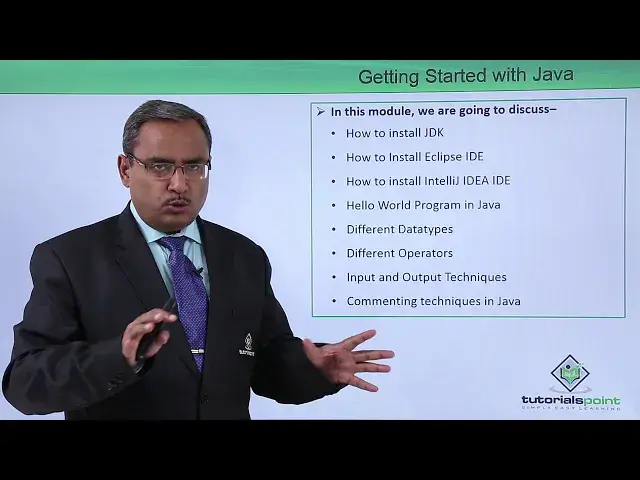 'Video thumbnail for Java Essentials - Getting started with java'