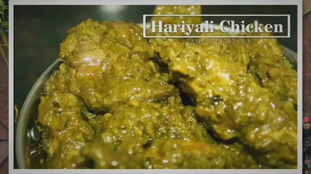 'Video thumbnail for Delicious Hariyali Chicken Recipe for a Flavorful Meal.'
