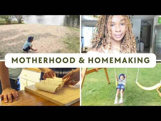 'Video thumbnail for Day In The Life of a Stay at Home Mom: A Peaceful and Productive Day'