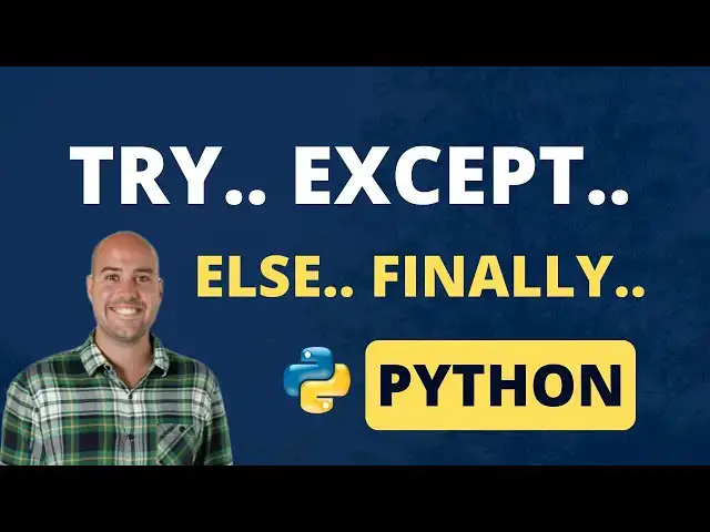 'Video thumbnail for TRY.. EXCEPT.. ELSE.. FINALLY.. in Python #python'